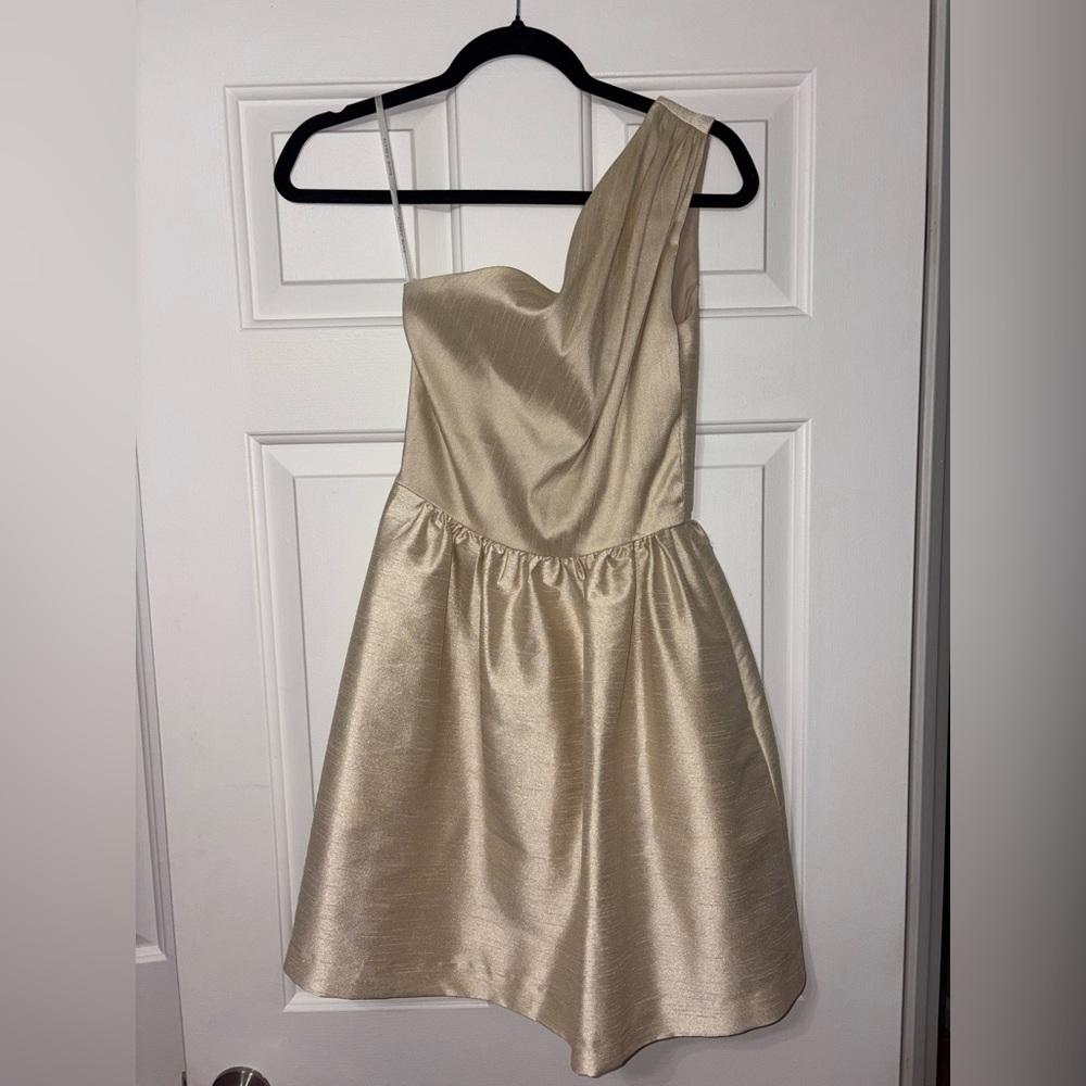 ALFRED SUNG Champagne Dress